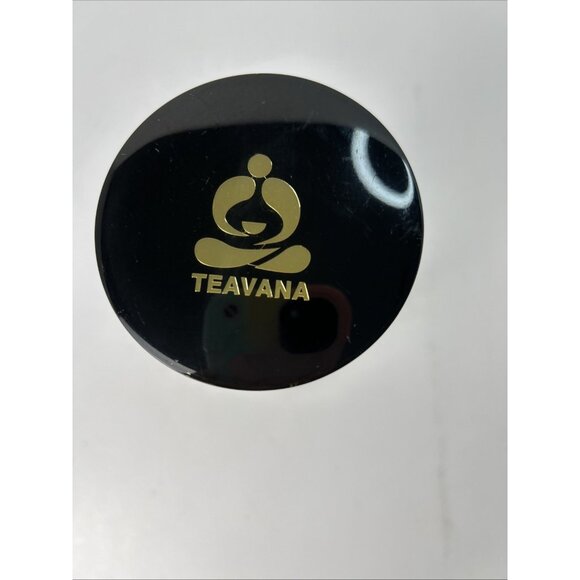 Teavana 6 Dragon Symphony Tea Tumbler Glass Jar Black Gold Fire w Twist Lid - Picture 3 of 7